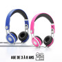 Casque enfant bleu (3  10 ans) pliable/rglable/ergonomique limitation volume 