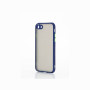 We Coque de protection RUBBER APPLE IPHONE 7 / 8 / SE 2020 Bleu: Dos transparent