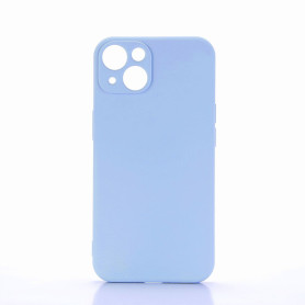 We Coque de protection SILICONE APPLE IPHONE 14 BLEU CIEL: Matire silicone - ef