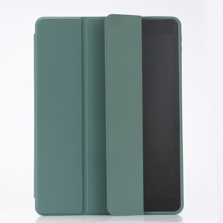 Etui folio WE pour tablette iPad 10.2 - Coloris vert sapin - Fonction support -