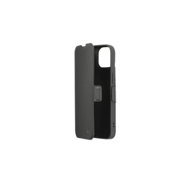 WE Etui folio AIMANTE APPLE IPHONE 15 Noir:  fermeture magntique - anti-chocs -