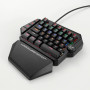 WE Gamium - Clavier Gamer Filaire Mcanique Format 1 Main - 35 touches - 4 touch