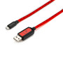 C ble lumineux Gamium USB/micro USB C ble plat 1m / Rouge C ble intelligent : lu