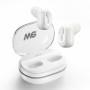 Ecouteurs sans fil - Earpod - Blanc HD bass sound - Bluetooth 5.0 Cable de charg
