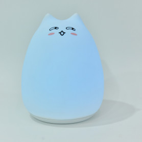 Veilleuse enfant en forme de chat rechargeable