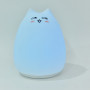 Veilleuse enfant en forme de chat rechargeable