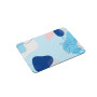 WE POP Pack Tapis de souris design bleu abstrait : 200x140x3mm + souris optique 