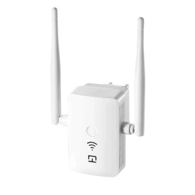 Rpteur Wi-Fi WE dual band 1200 2.4GHz et 5GHz Antenne exterieure blanc