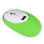 Souris sans fil silicone We Verte Silicone anti stress 1000 DPI Dongle USB Plug 