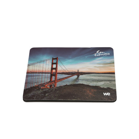 Tapis de souris WE pack retail taille du tapis: 220x160x3mm motif san francisco