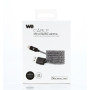 C ble USB-C/Lightning nylon tress 1m - noir & blanc Charge rapide Connecteurs e