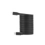 C ble USB-C m le/USB-C m le plat 2 m - Charge 60W (3A/20V) - USB 2.0 - noir - ne