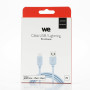 C ble USB/Lightning en silicone - 2m - bleu