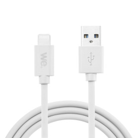 C ble USB/Lightning en silicone - 2m - blanc
