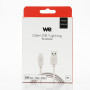 C ble USB/Lightning en silicone - 2m - blanc