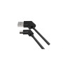 C ble USB/Micro USB pivotant possibilit de mettre droit ou coud des 2 c ts - 
