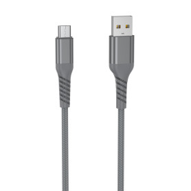 C ble USB/Micro-USB m le/m le avec cordon en nylon + kevlar 400D - 2m