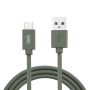 C ble USB/USB-C en silicone - USB 3.2 gen 1 - 1m - vert kaki