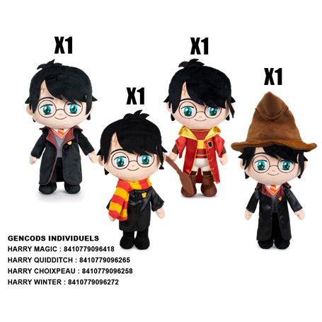 HP HARRY ASST PELUCHE 29CM