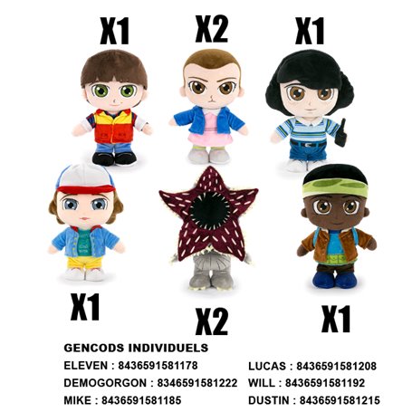 STRANGER THINGS ASST PELUCHE 27C