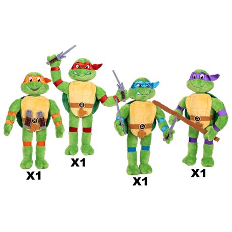 TMNT ASST PELUCHE 22CM