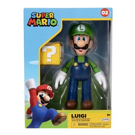 FIGURINE COL. LUIGI+BLOCK 10CM