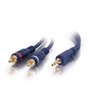 C2G 2m Velocity 3.5mm Stereo Male to Dual RCA Male Y-Cable câble audio 3