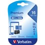 Verbatim Premium 16 Go MicroSDHC Classe 10