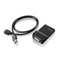 Lenovo USB 3.0 - DVI/VGA adaptateur graphique USB 2048 x 1152 pixels Noir