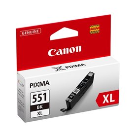 Canon CLI-551XL BK w/sec cartouche d'encre 1 pièce(s) Original Rendement élevé (XL) Photo noire