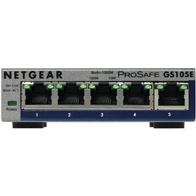 NETGEAR GS105E-200PES commutateur réseau Géré L2/L3 Gigabit Ethernet (10/100/1000) Gris