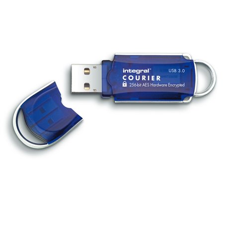 Integral 32GB Courier FIPS 197 Encrypted USB 3.0 lecteur USB flash 32 Go USB Type-A 3.2 Gen 1 (3.1 Gen 1) Bleu