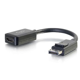 C2G 20 cm Convertisseur adaptateur DisplayPortTM mâle vers HDMI femelle  Noir