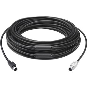 Logitech GROUP 15m Extender Cable câble PS/2 6-p Mini-DIN Noir