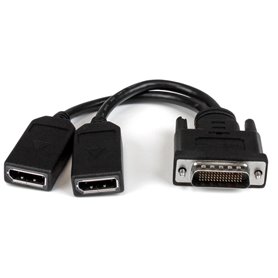 StarTech.com Câble adaptateur DMS-59 (LFH) vers 2x DisplayPort de 20cm - Câble en Y DMS 59 (M) vers double DP (F)