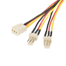 StarTech.com Câble d'alimentation en Y pour ventilateur Molex de 30 cm - Câble répartiteur 1x TX3 (F) vers 2x TX3 (M)