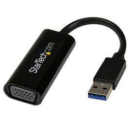 StarTech.com Adaptateur Vidéo Carte Graphique Externe Mince Multi Montieur USB 3.0 vers VGA - 1920 x 1200 / 1080p