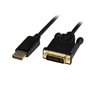 StarTech.com Câble adaptateur DisplayPort vers DVI actif de 91 cm - Convertisseur DP vers DVI-D - 1920x1200 - Noir