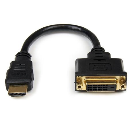 StarTech.com Câble adaptateur vidéo HDMI vers DVI-D de 20 cm - HDMI mâle vers DVI femelle