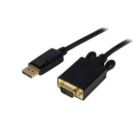 StarTech.com Adaptateur DisplayPort vers VGA - Câble Display Port Mâle VGA Mâle 1920x1200 - Noir 3m