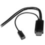 DisplayPort ou Mini DisplayPort vers HDMI de 2 m - Noir