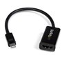 StarTech.com Adaptateur actif Mini DisplayPort 1.2 vers HDMI 4K pour Utrabook / PC portable compatible Mini DP - M/F - Noir