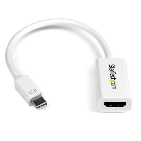 StarTech.com Adaptateur Mini DisplayPort vers HDMI - Convertisseur Vidéo Actif mDP à HDMI - 4K30Hz - Mini DP ou TB 1/2 Mac/PC ve