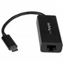 StarTech.com Adaptateur USB C vers Gigabit Ethernet - Noir - Adaptateur Réseau LAN USB 3.0 vers RJ45 - USB Type C vers Ethernet