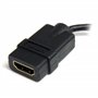 StarTech.com Câble adaptateur HDMI haute vitesse de 12cm - HDMI vers Micro HDMI - F/M - Noir