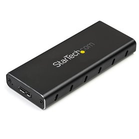 StarTech.com Boîtier USB 3.1 (10 Gb/s) pour SSD SATA M.2 NGFF avec câble USB-C - Aluminium