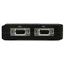 StarTech.com Kit commutateur KVM USB VGA à 2 ports avec audio et câbles - Switch KVM - Noir