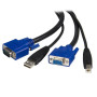 StarTech.com Câble pour Switch KVM VGA avec USB 2 en 1 - 1.80m