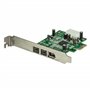 StarTech.com Adaptateur de Carte PCI Express FireWire 3 ports 2b 1a 1394 - Carte PCIe FireWire 800 / 400 1394 FW