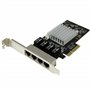 StarTech.com Carte réseau PCI Express à 4 ports Gigabit Ethernet avec chipset Intel I350